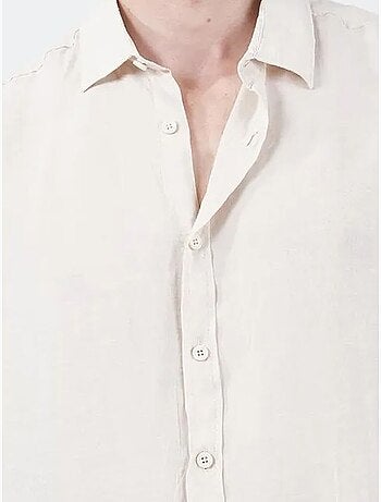 Sobrecamisa oversize de algodón liso giesto