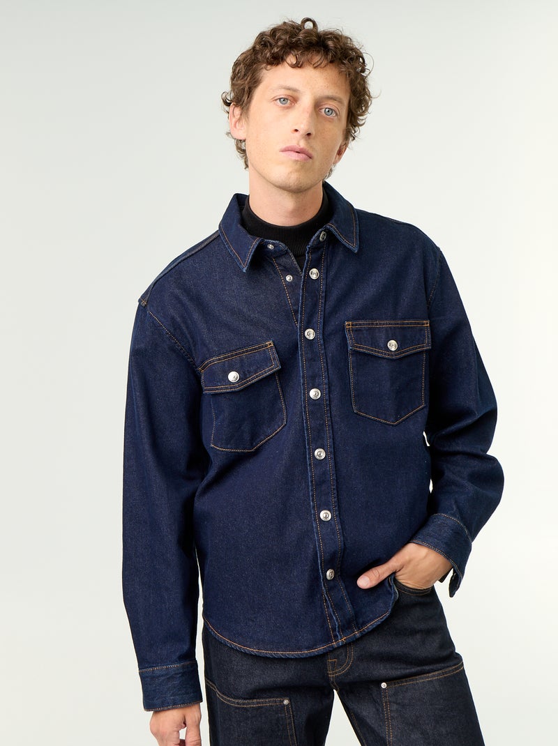 Sobrecamisa vaquera Azul - Kiabi