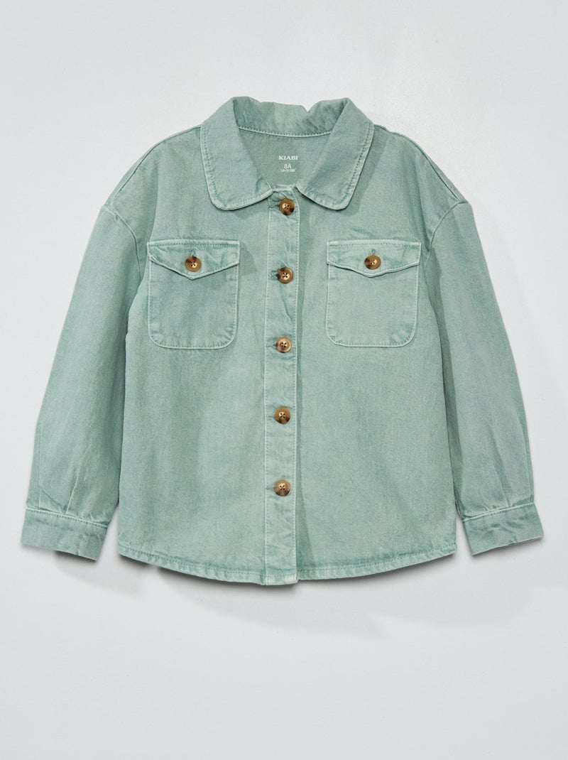 Sobrecamisa vaquera azul - Kiabi