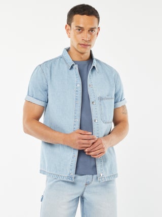 Sobrecamisa vaquera con bolsillo