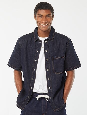Sobrecamisa vaquera con bolsillo