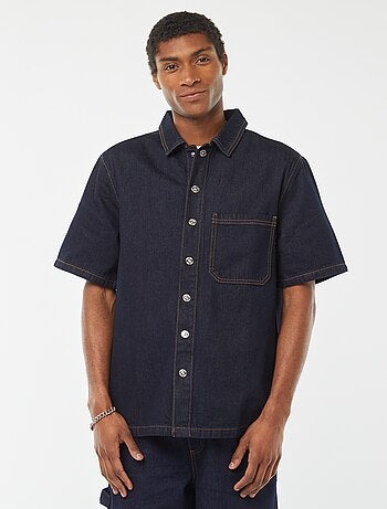 Sobrecamisa vaquera con bolsillo