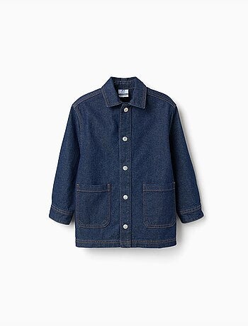 Sobrecamisa vaquera con bolsillos frontales