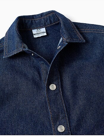 Sobrecamisa vaquera con bolsillos frontales