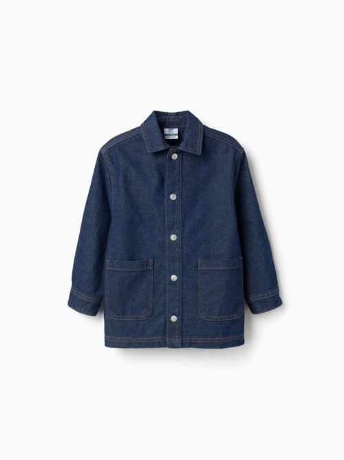 Sobrecamisa vaquera con bolsillos frontales - Kiabi Sobrecamisa vaquera con bolsillos frontales - Kiabi