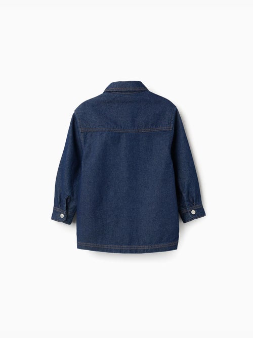 Sobrecamisa vaquera con bolsillos frontales - Kiabi Sobrecamisa vaquera con bolsillos frontales - Kiabi