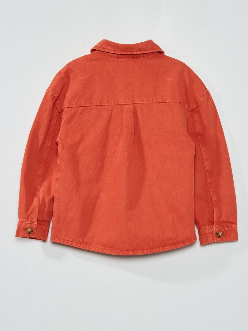 Sobrecamisa vaquera ROJO - Kiabi
