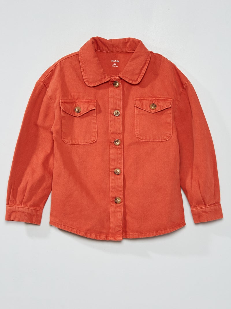 Sobrecamisa vaquera ROJO - Kiabi