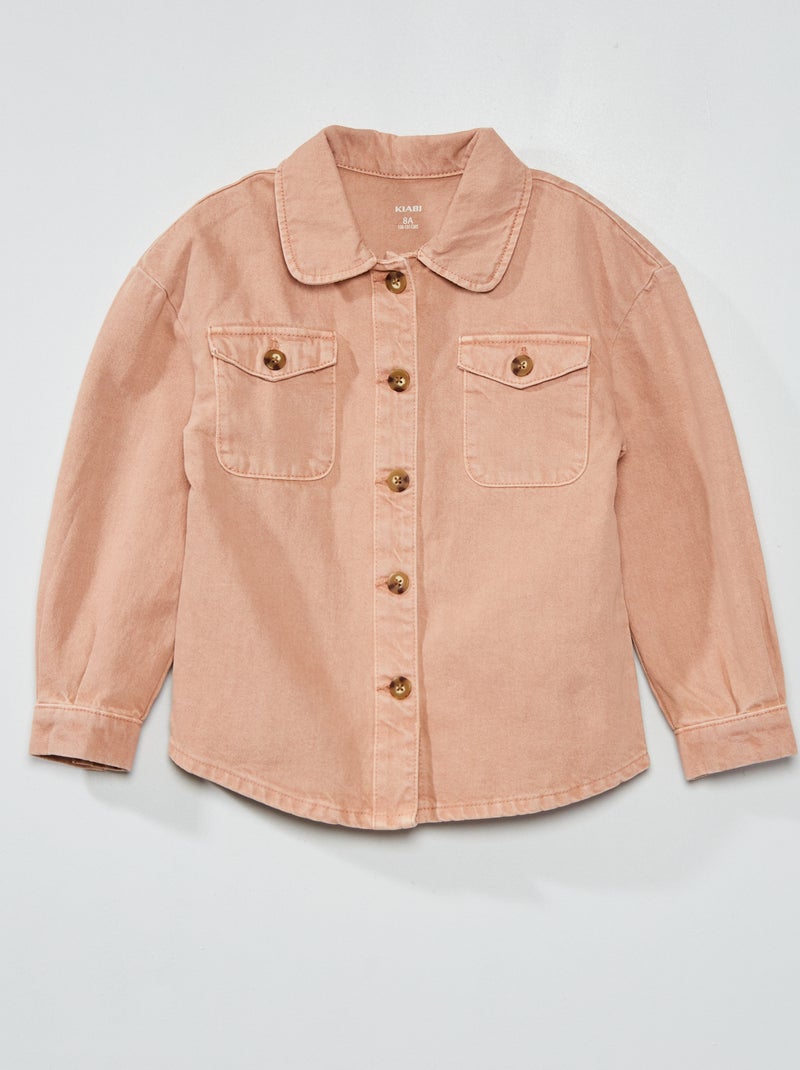 Sobrecamisa vaquera ROSA - Kiabi