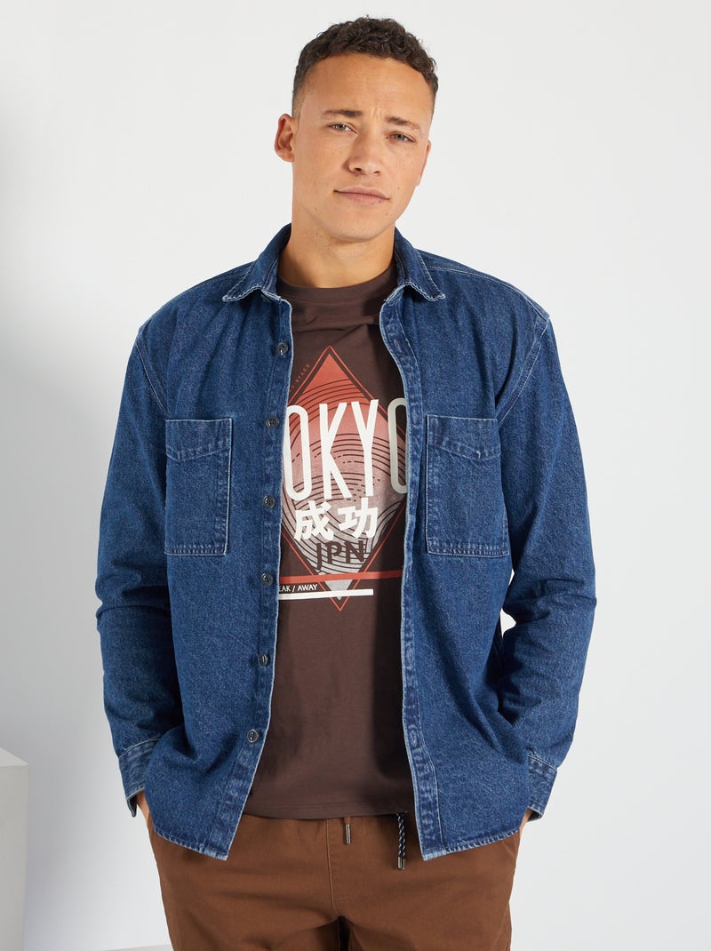 Sobrecamisa vaquera stone - Kiabi