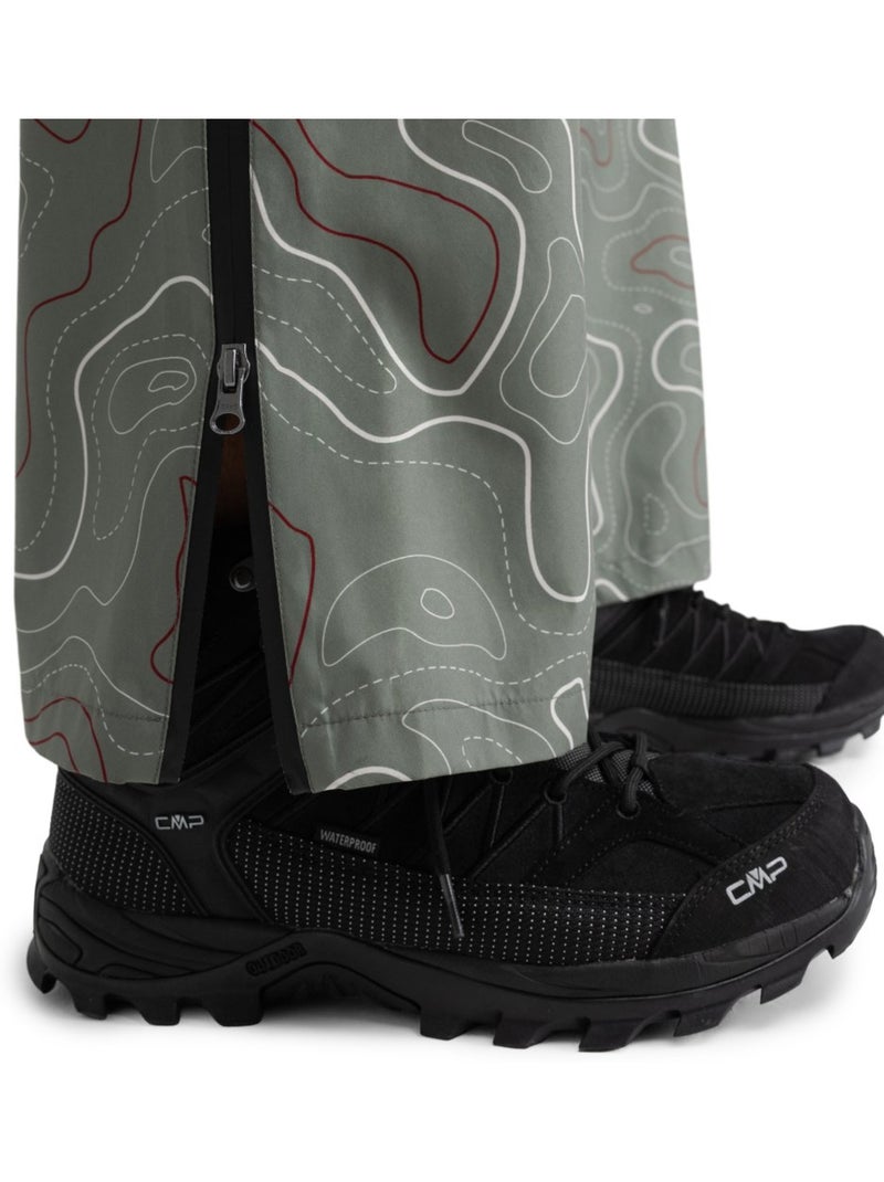 Sobrepantalón impermeable montaña senderismo hombre y mujer havasu Verde - Kiabi