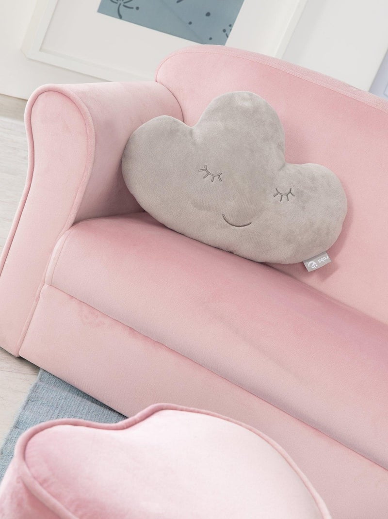 Sofá infantil cómodo en terciopelo - ROBA 'lil sofa' Rosa - Kiabi