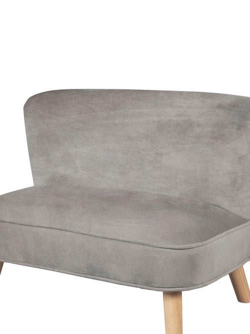 Sofá infantil en terciopelo con patas en madera maciza - ROBA 'lil sofa' - Kiabi