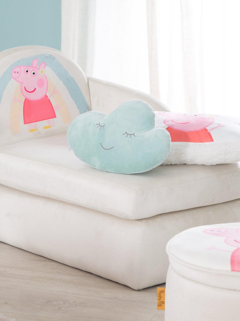 Sofá infantil en terciopelo suave 'Roba Peppa Pig' Beige - Kiabi