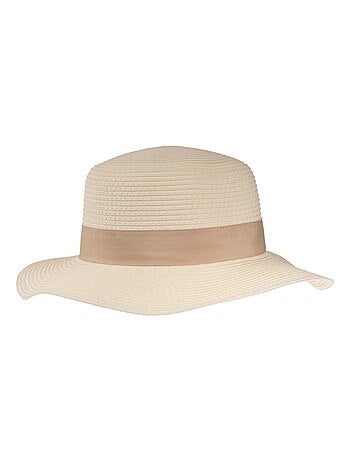 Sombrero Beige, diadema ajustable mujer Isotoner