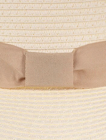 Sombrero Beige, diadema ajustable mujer Isotoner