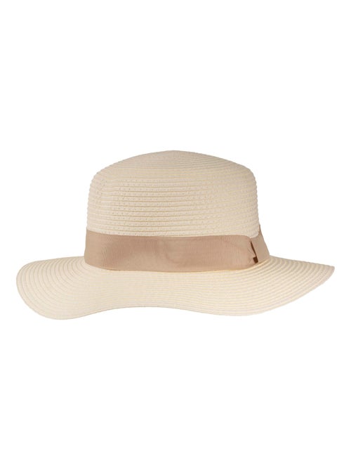 Sombrero Beige, diadema ajustable mujer Isotoner - Kiabi