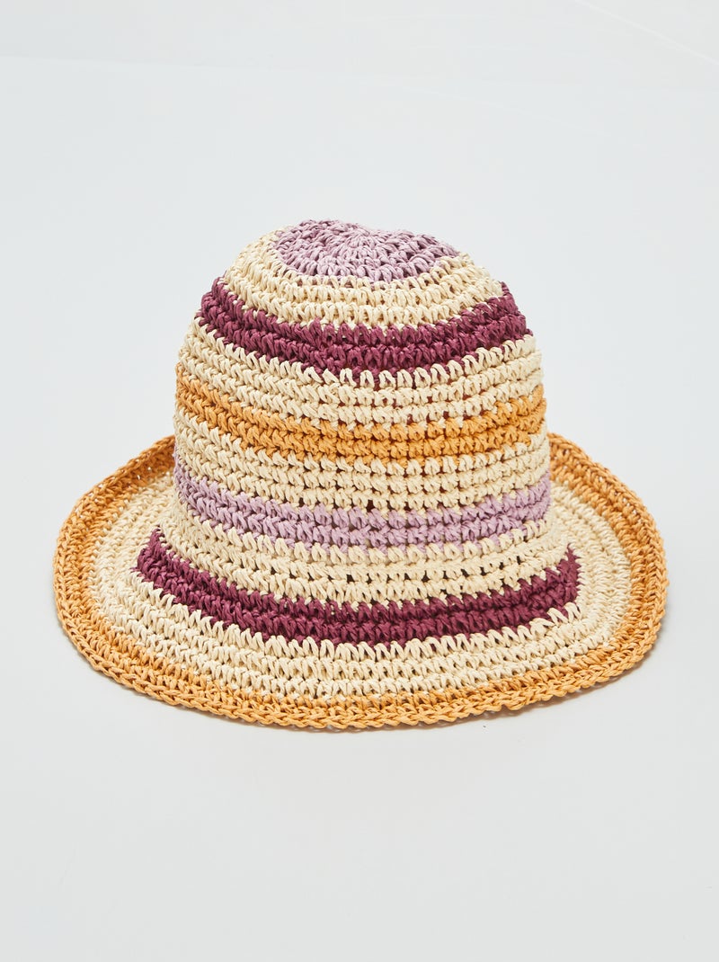 Sombrero capelina beige - Kiabi