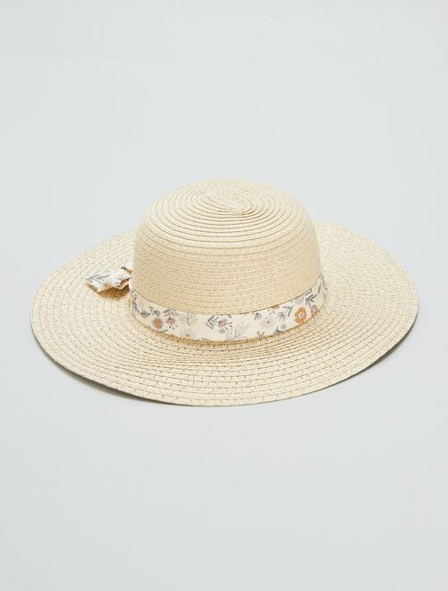 Sombrero capelina con brillos - Kiabi