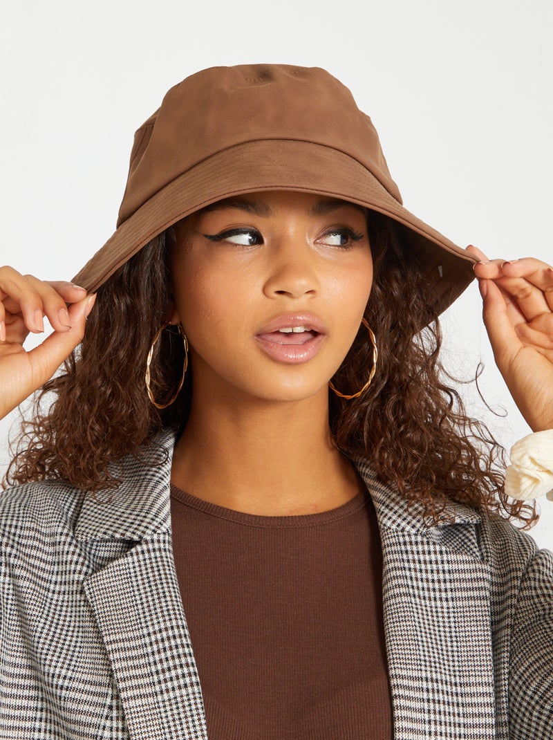 Sombrero cloche castaño - Kiabi