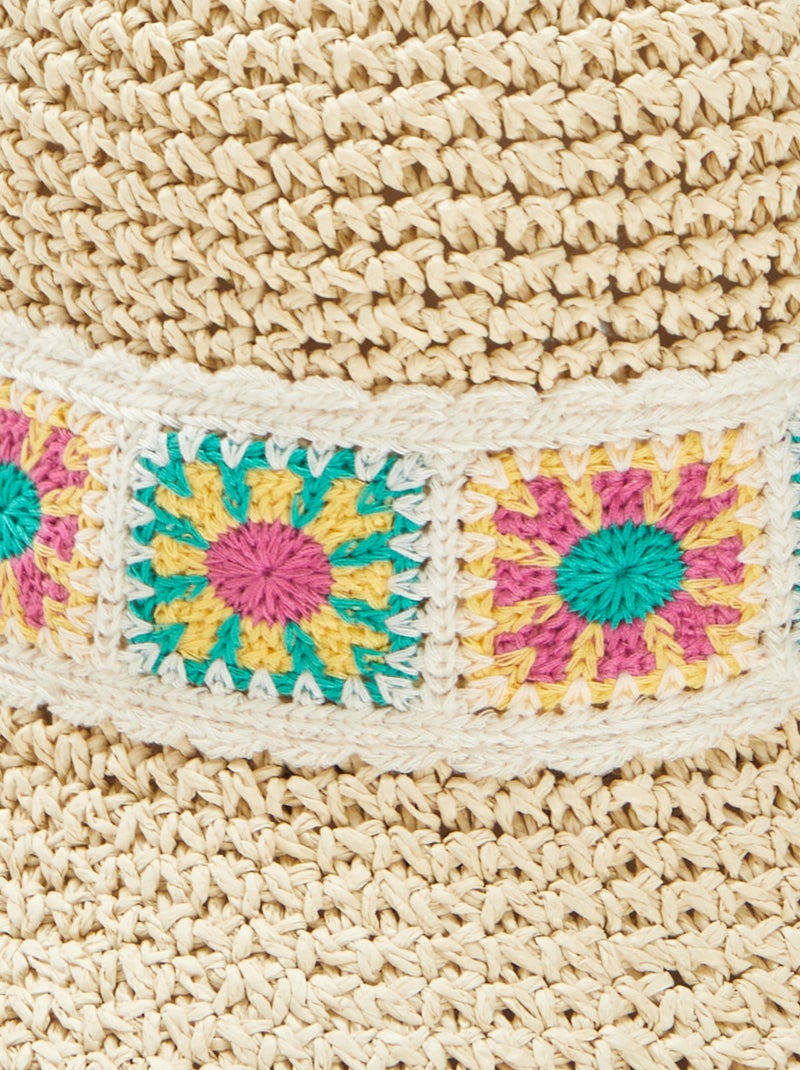 Sombrero cloche con detalles de macramé ROSA - Kiabi