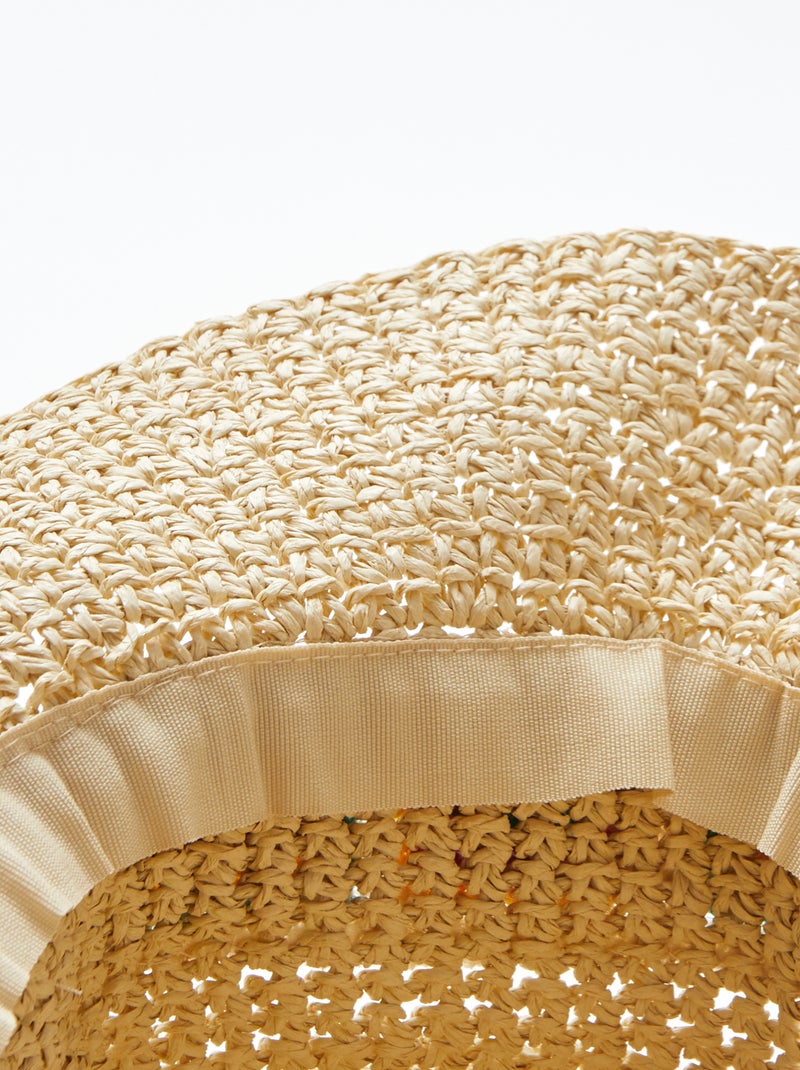Sombrero cloche con detalles de macramé ROSA - Kiabi