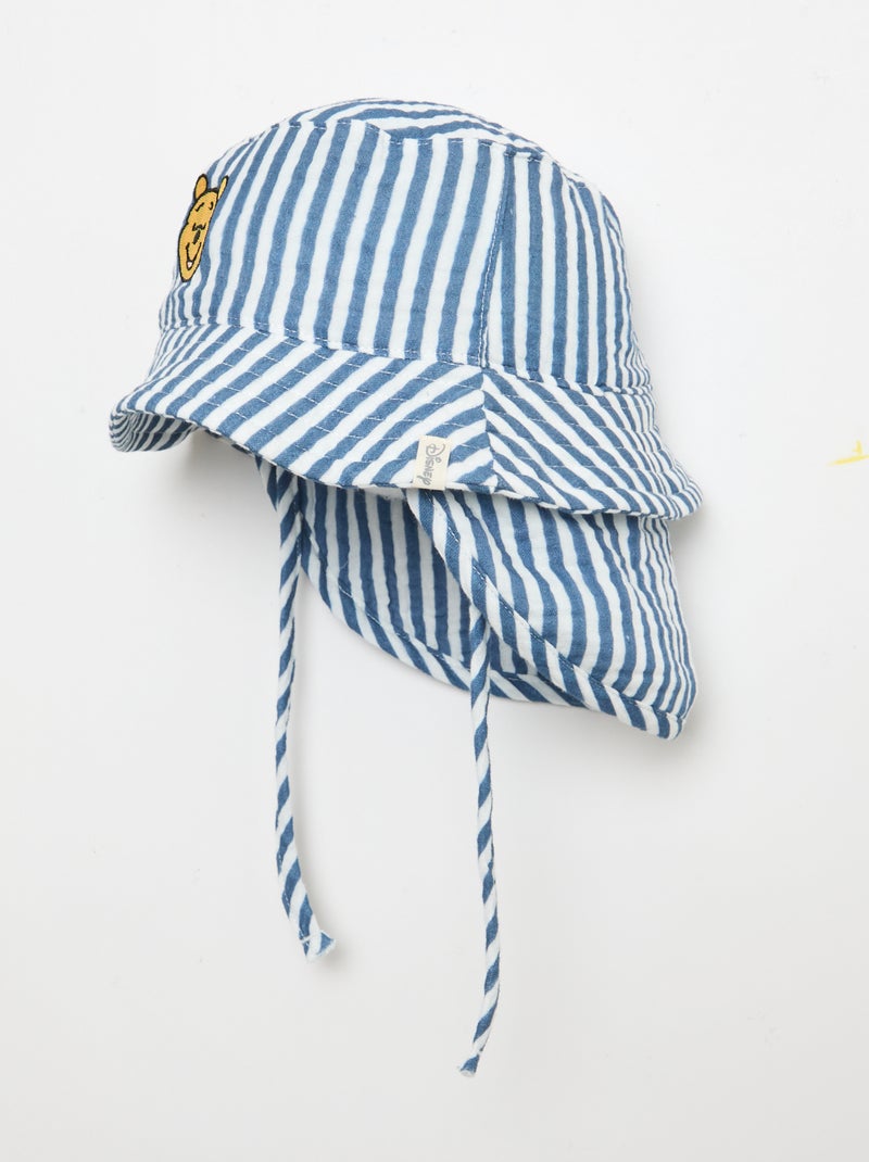 Sombrero con lazo para atar 'Winnie' Azul - Kiabi