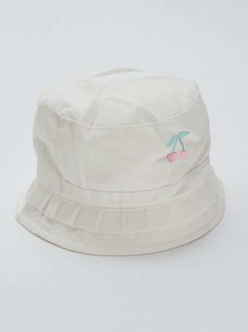 Sombrero con volantes y estampado - Kiabi