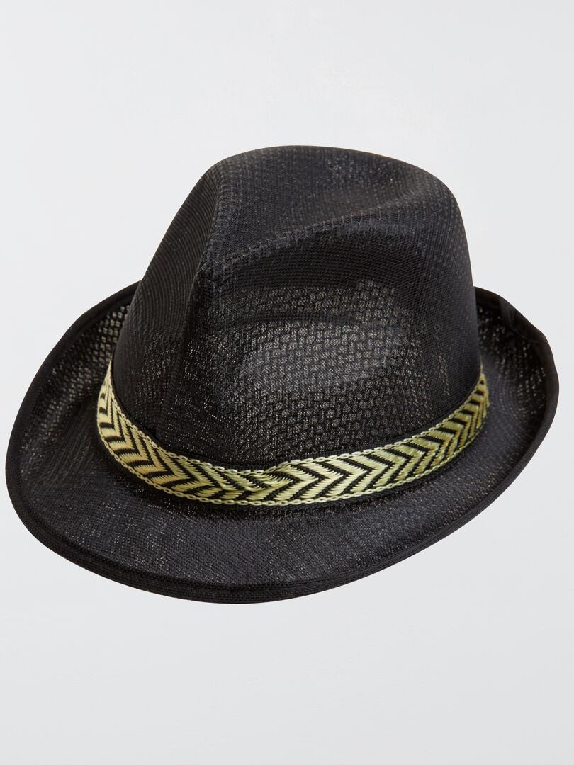 Sombrero de ala NEGRO - Kiabi
