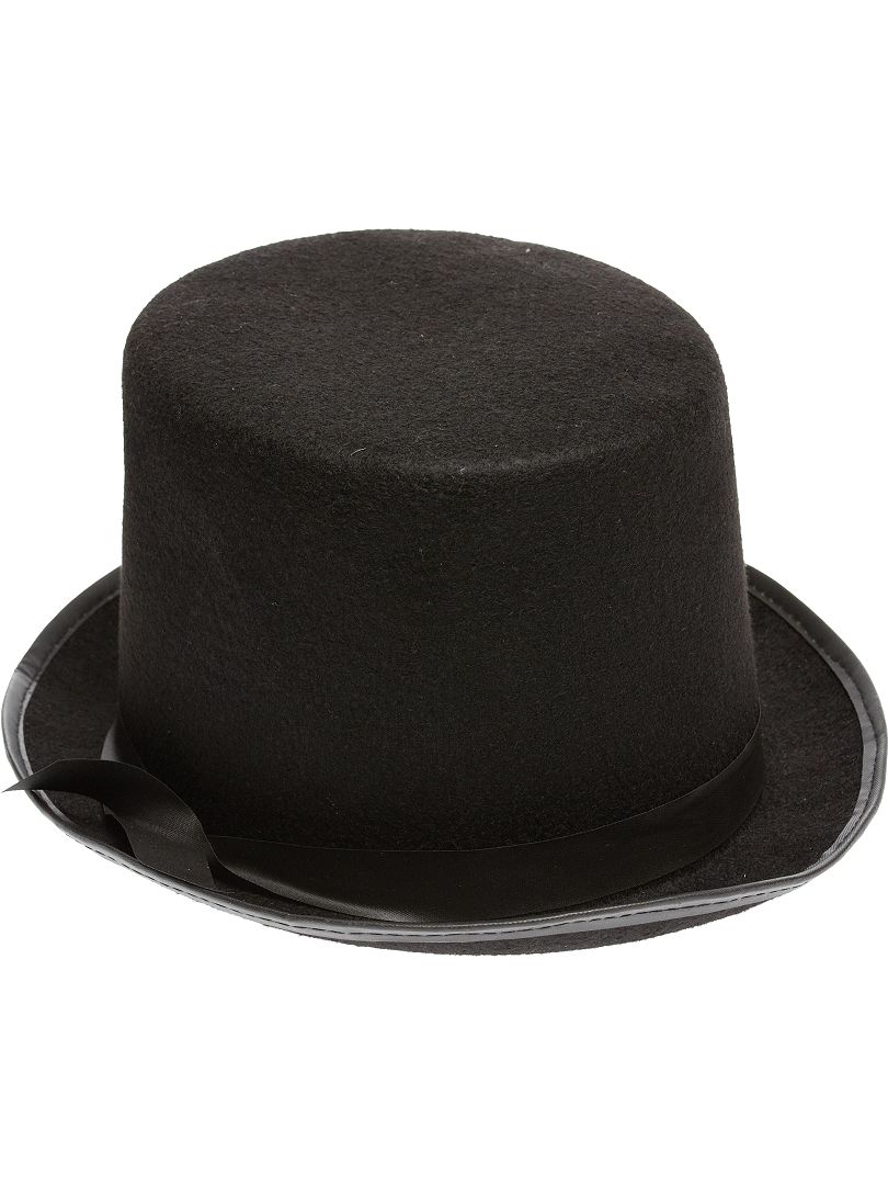 Sombrero de copa liso negro - Kiabi