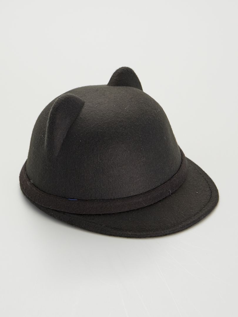 Sombrero de fieltro NEGRO - Kiabi