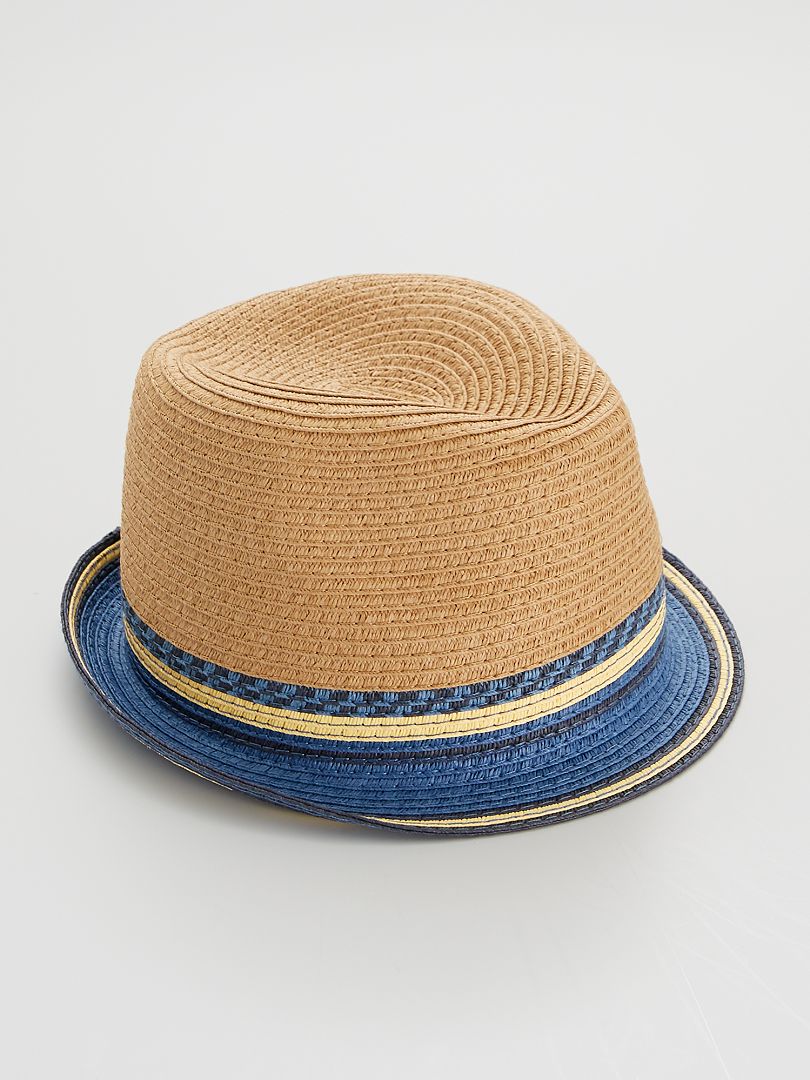 Sombrero de paja AZUL - Kiabi
