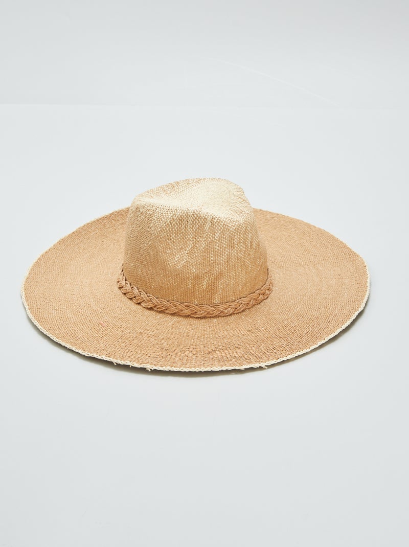 Sombrero de paja BEIGE - Kiabi