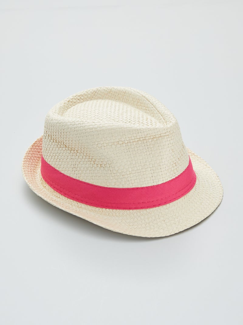 Sombrero de paja BEIGE - Kiabi