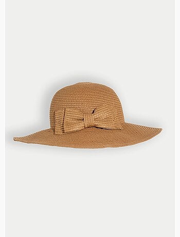 Sombrero de paja con un lazo elegante - Afibel