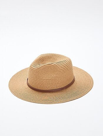 Sombrero de paja estilo panamá