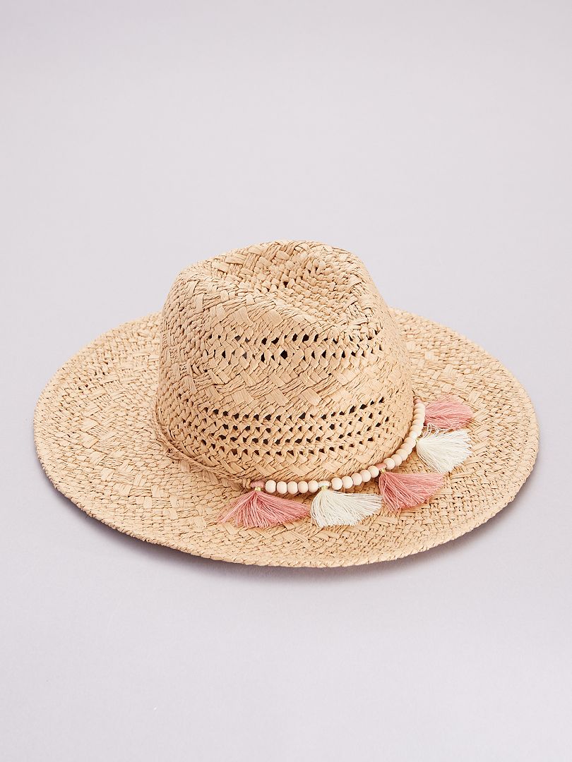 Sombrero de paja MARRON - Kiabi