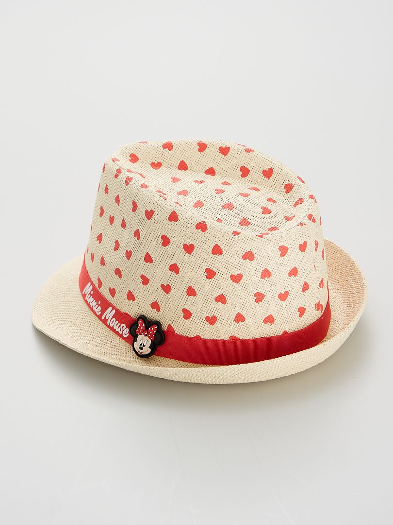 Sombrero de paja 'Minnie' ROJO - Kiabi