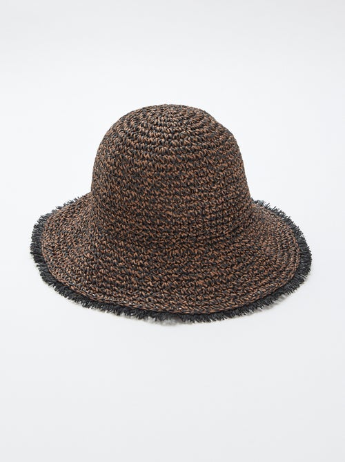 Sombrero de paja tipo campana - Kiabi