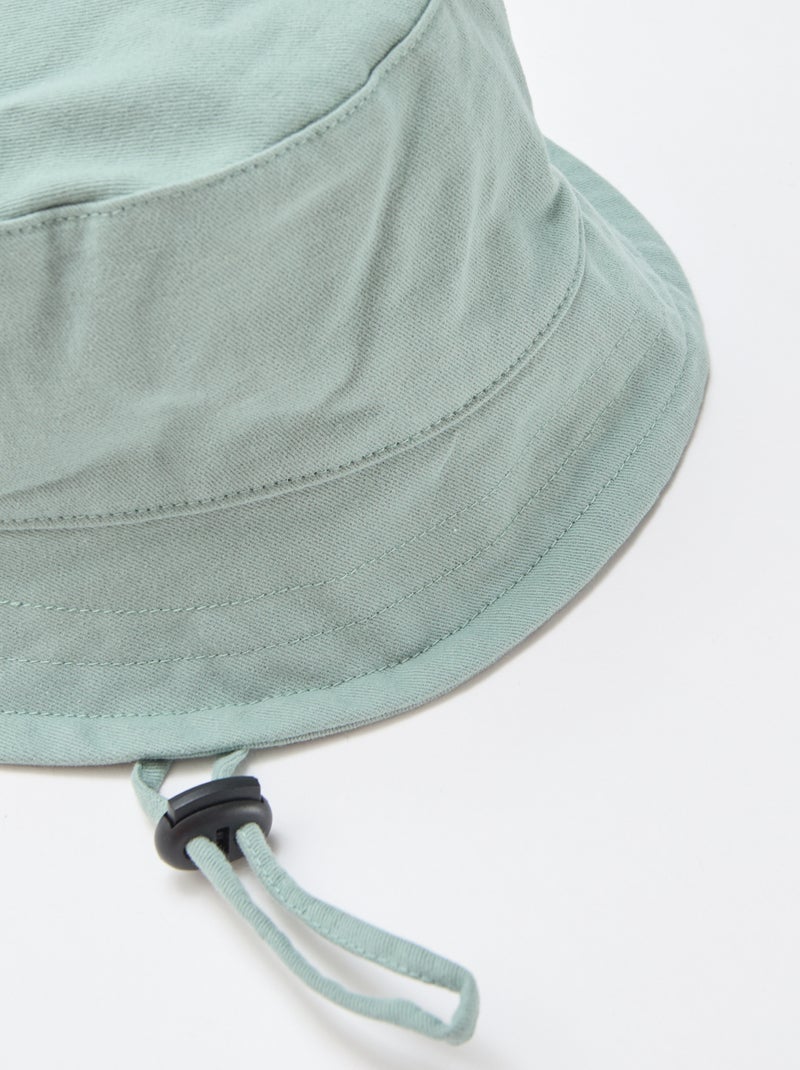 Sombrero de pescador con cordón de ajuste Verde - Kiabi