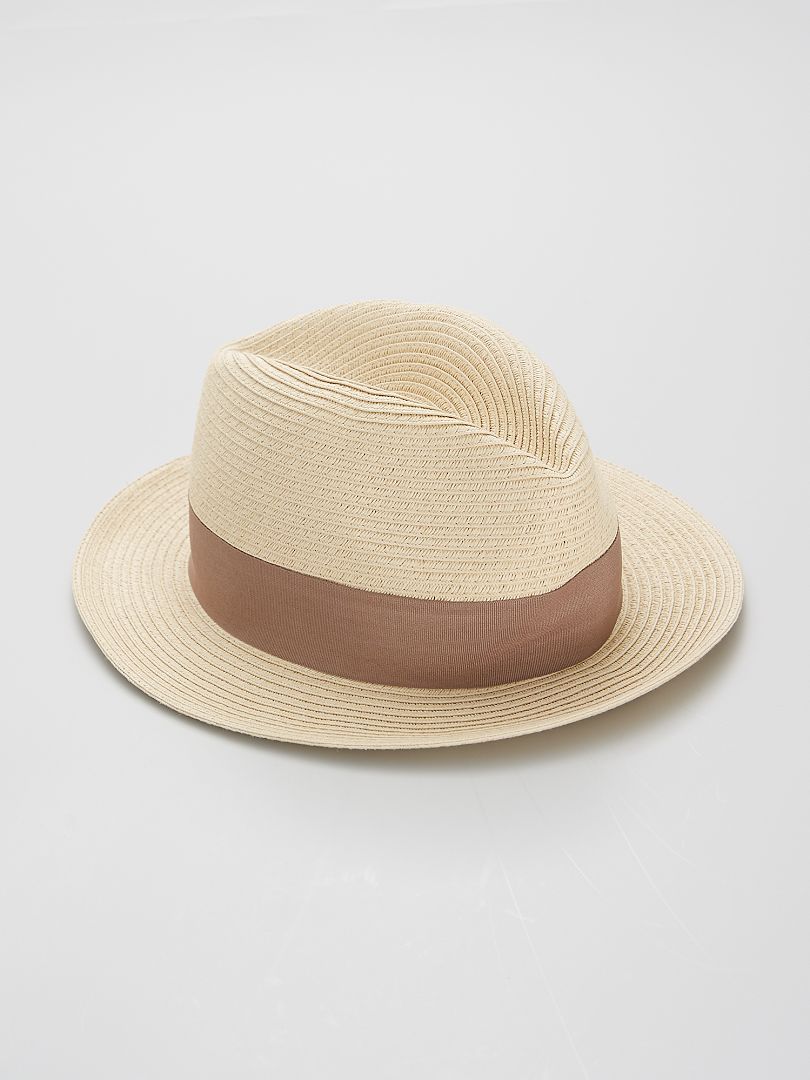 Sombrero de rafia BEIGE - Kiabi