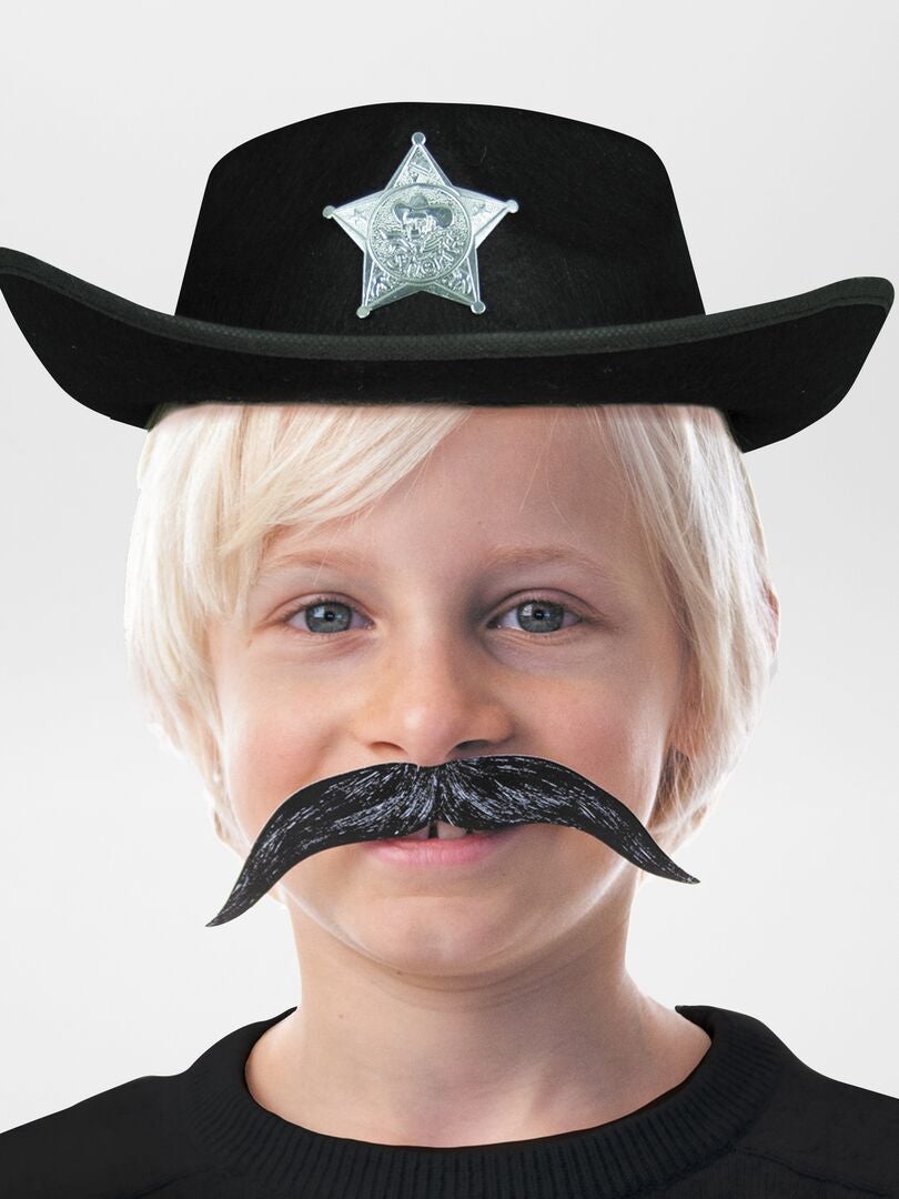 Sombrero de sheriff negro - Kiabi