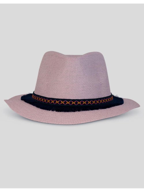 Sombrero fedora efecto paja Kebello - Kiabi Sombrero fedora efecto paja Kebello - Kiabi