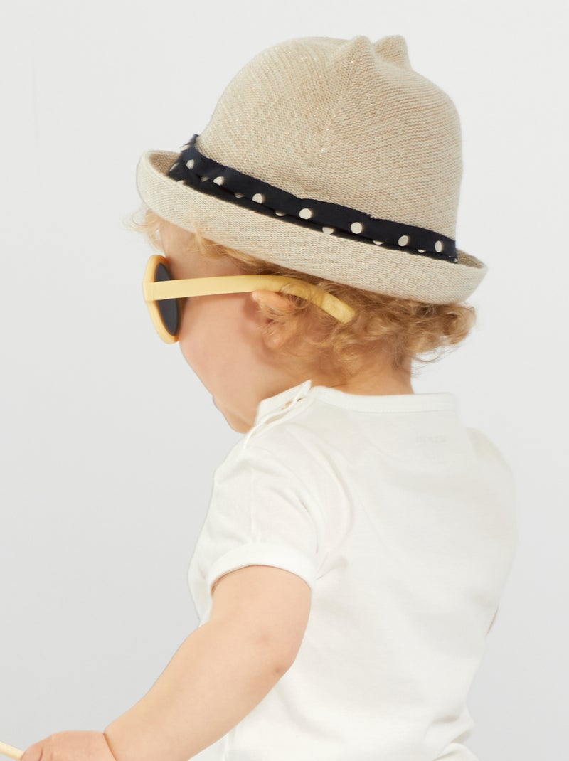 Sombrero flexible de paja de fantasía AZUL - Kiabi