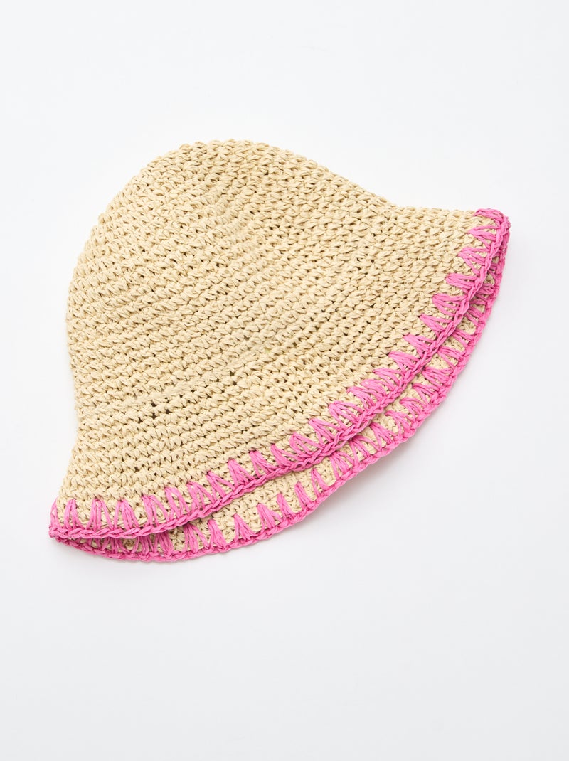 Sombrero forma campana Beige - Kiabi