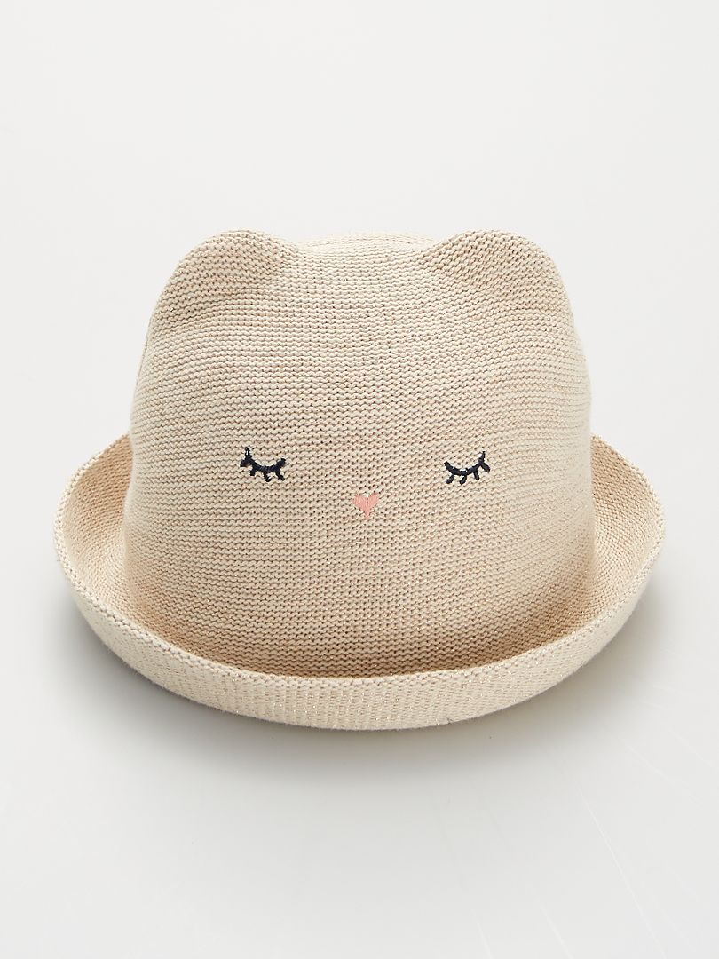 Sombrero 'gato' BEIGE - Kiabi