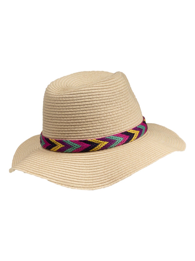 Sombrero Lazo brasileño, diadema ajustable mujer Isotoner Multicolor - Kiabi
