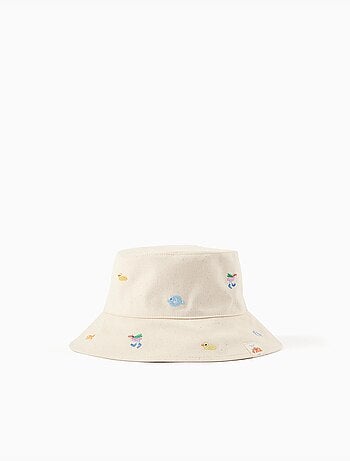 Sombrero Panamá con bordado Carolina Celas x Zippy
