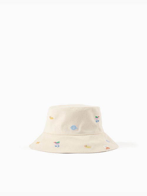 Sombrero Panamá con bordado Carolina Celas x Zippy - Kiabi