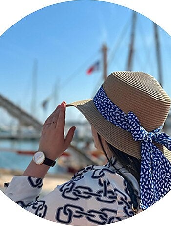 Sombrero Pañuelo decorativo, ajustable alrededor de la cabeza mujer Isotoner